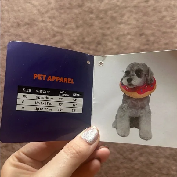 Pink Donut Pet Costume Halloween One Size - Used Once - Picture 3 of 4